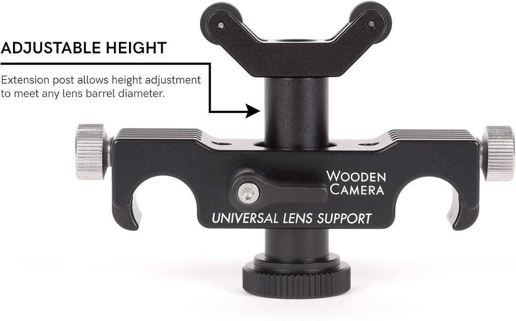 Universal Lens Support with Rolling Y-Bracket and Height Extension Posts L956