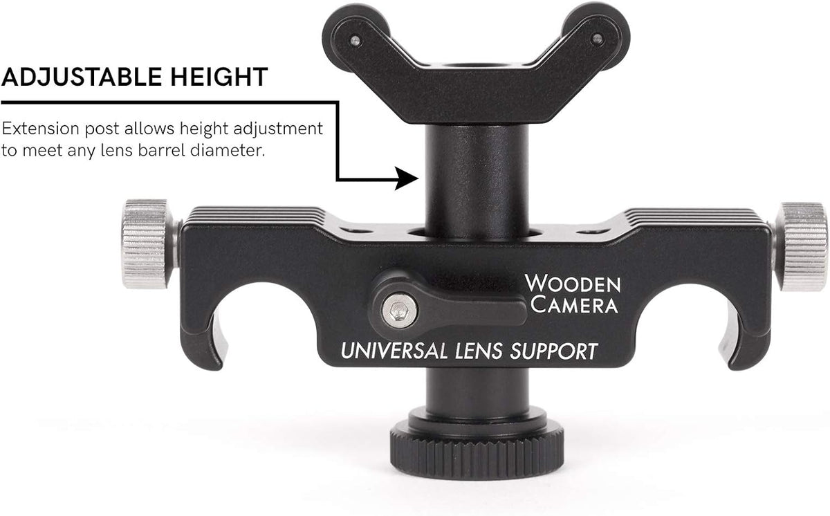 Universal Lens Support with Rolling Y-Bracket and Height Extension Posts L956