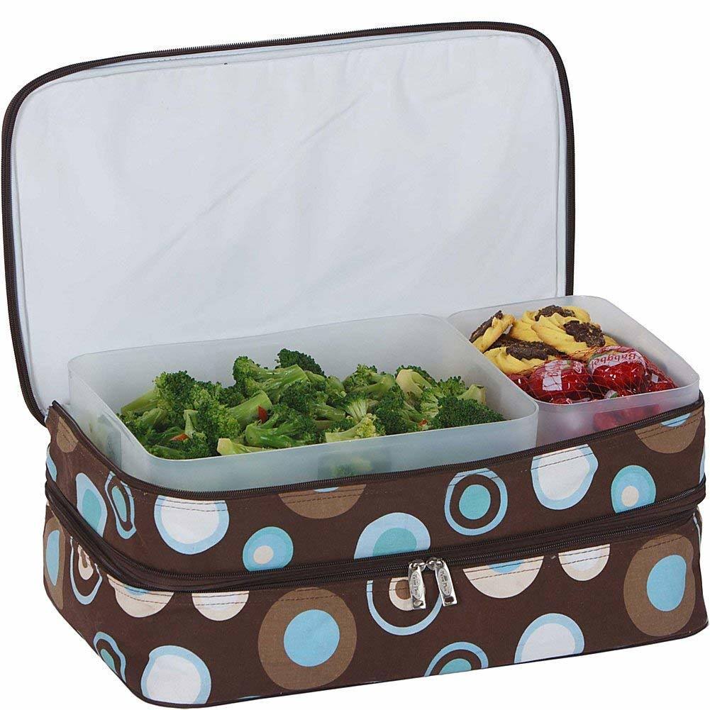 Turquoise Hot & Cold Food Carrier P1018