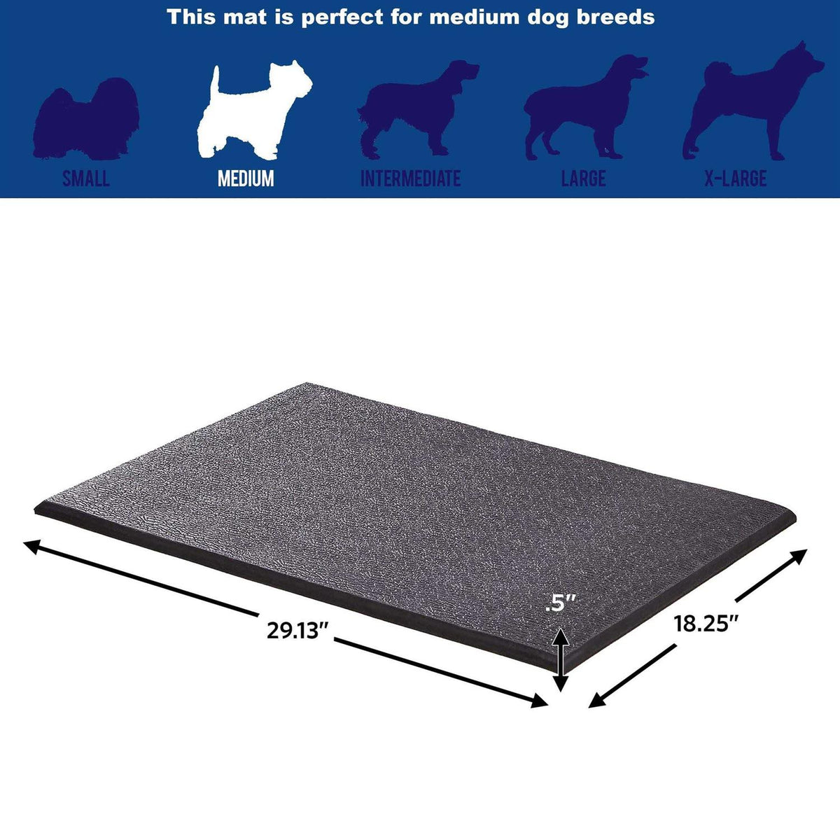 Cushioned Dog Crate Mat L749513