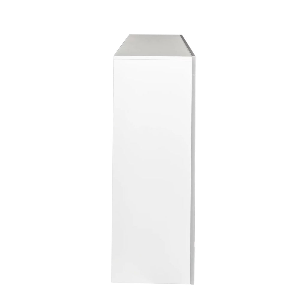 Black High Gloss Sideboard Storage Cabinet with LED Light H48741