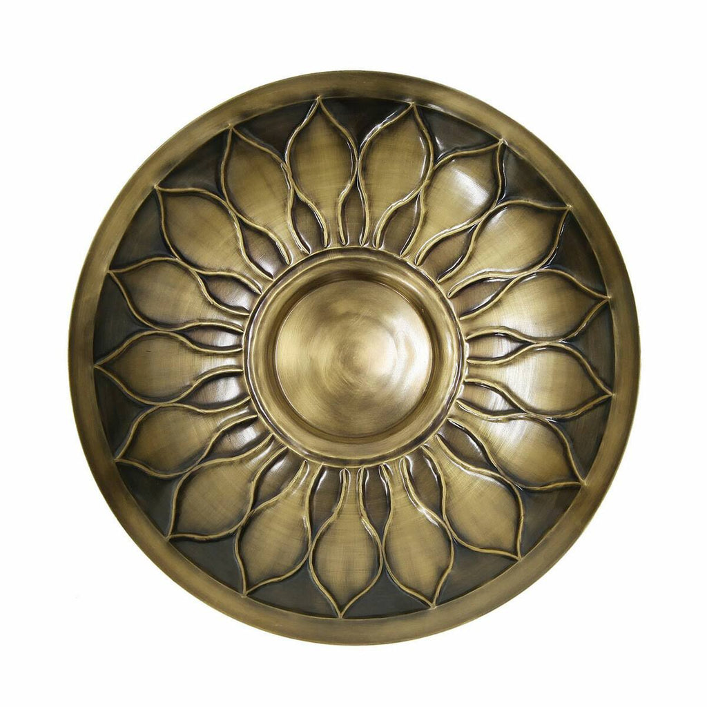 Brass Birdbath with Stake X508451