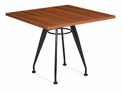 Tungsten Metallic Willow Grey Square Table F328