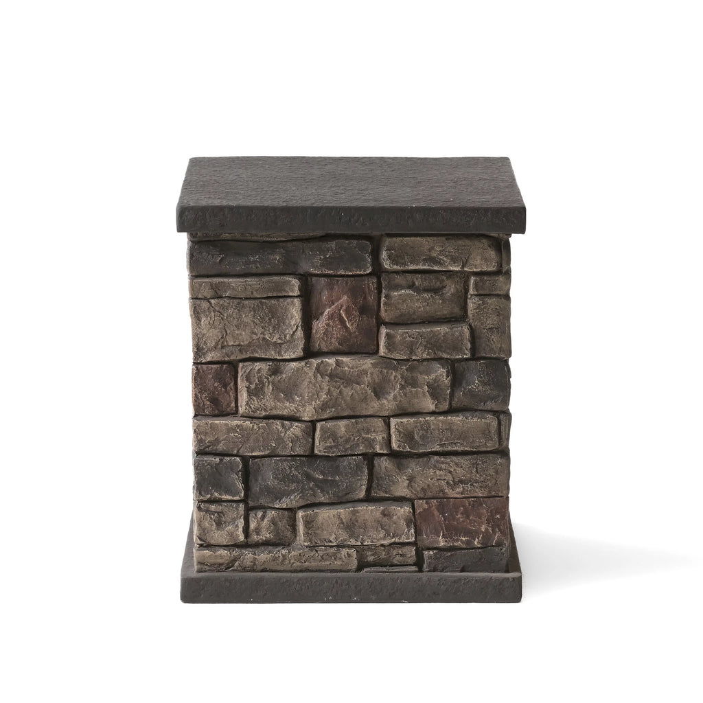 Lightweight Concrete Tank Holder Side Table U346691