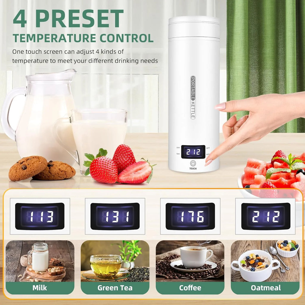 500ml Portable Electric Kettle Stainless Steel S9551