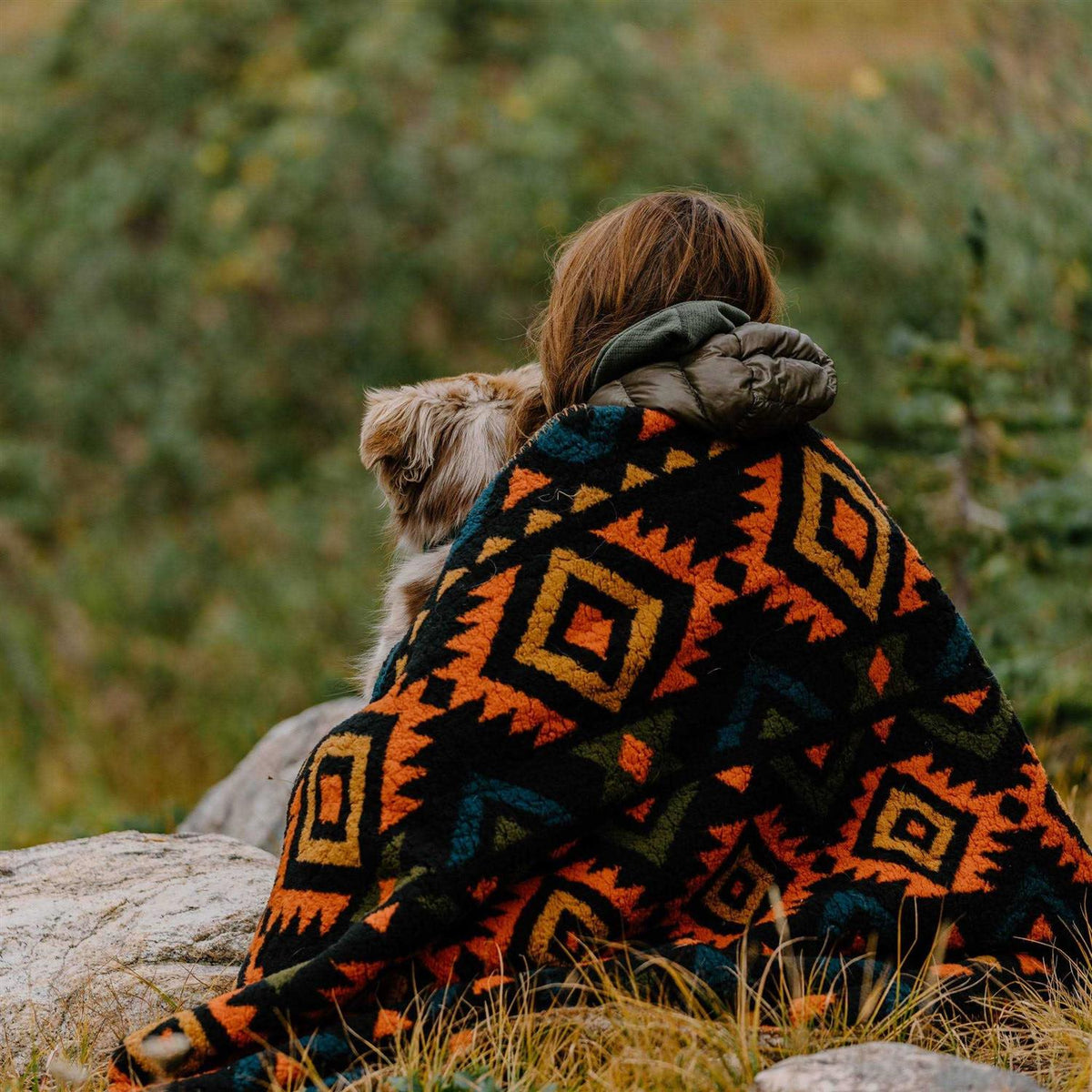 Sherpa Fleece Waterproof Blanket Z67469