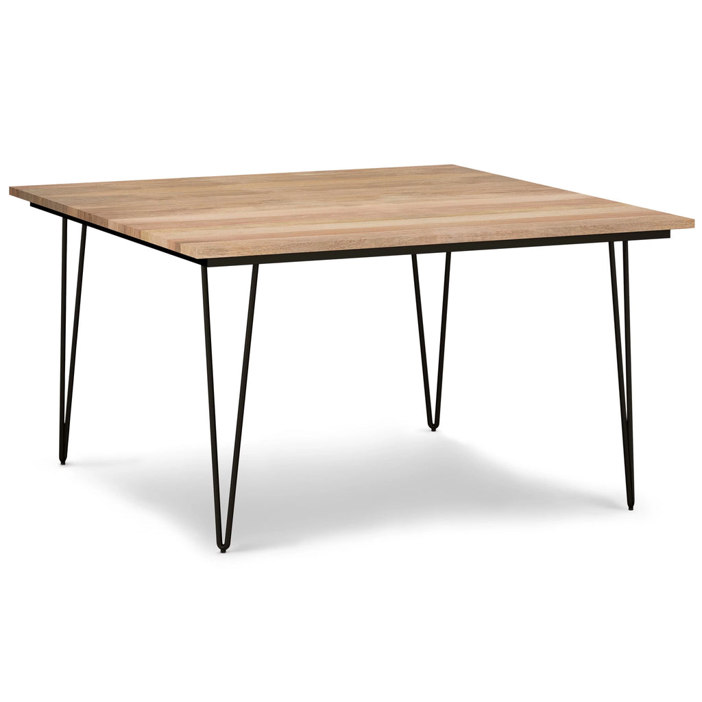 Solid Wood 54 inch Square Dining Table F39383