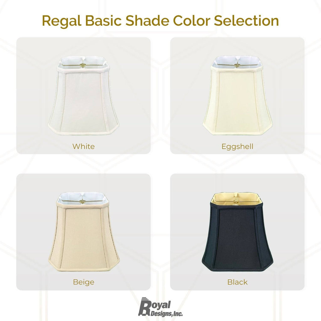 Black Square Cut Corner Bell Lamp Shade, Set of 2 K314437