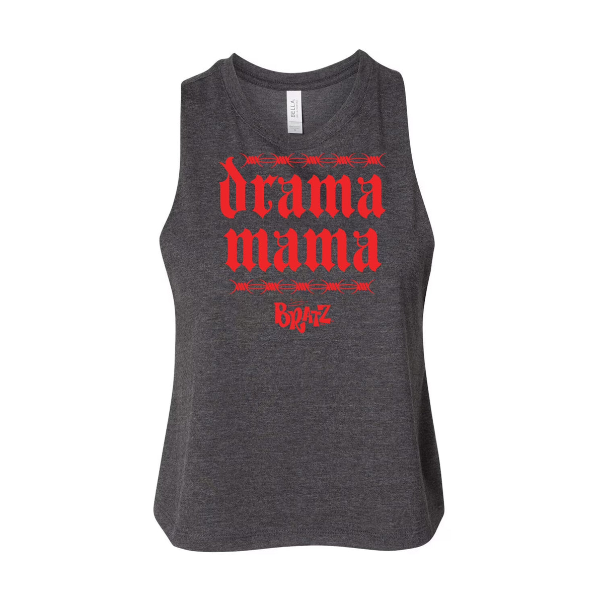 Juniors Cropped Racerback Tank Top U759