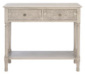 2-Drawer Taupe Wood Console Table S4225