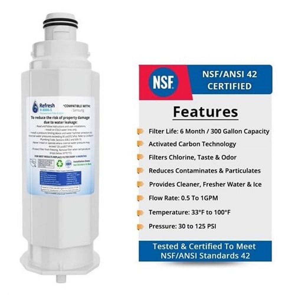 6-Pack Refrigerator Water Filter C4311