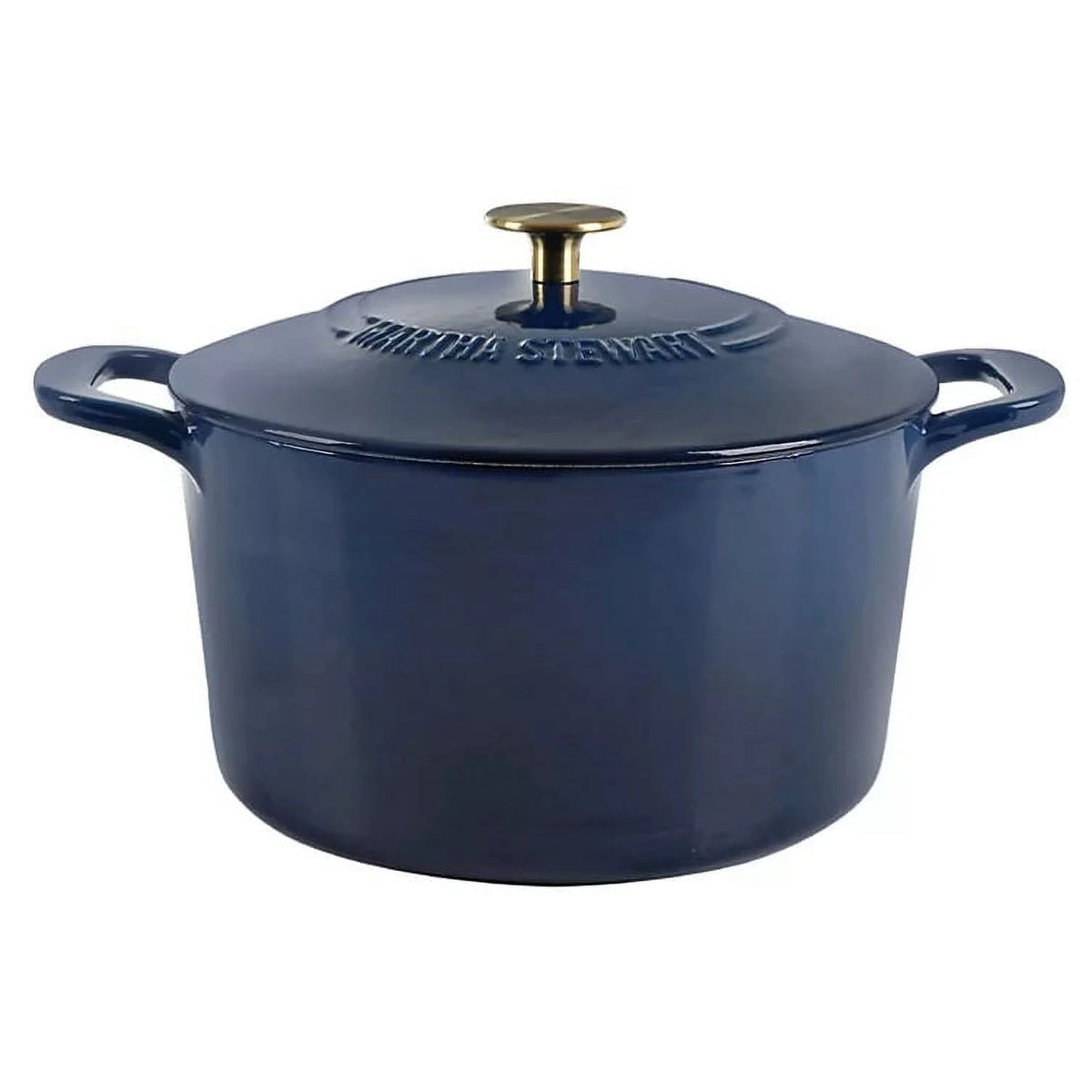 Enameled Cast Iron 7-Quart Covered Round Dutch Oven Y98768