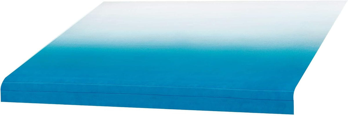 Ocean Blue Fade 8' Length RV Awning Fabric Replacement M696