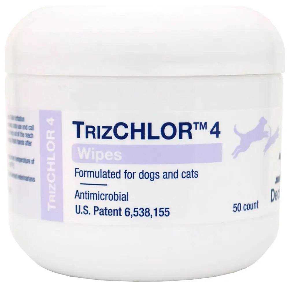 TrizCHLOR 4 Wipes for Dogs & Cats O857736