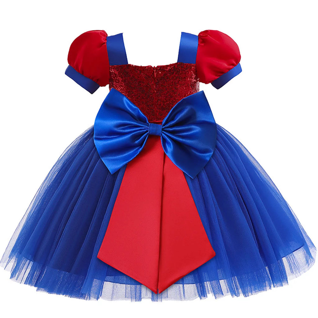 Girls Spiderman Cosplay Dress with Eyemask R6868