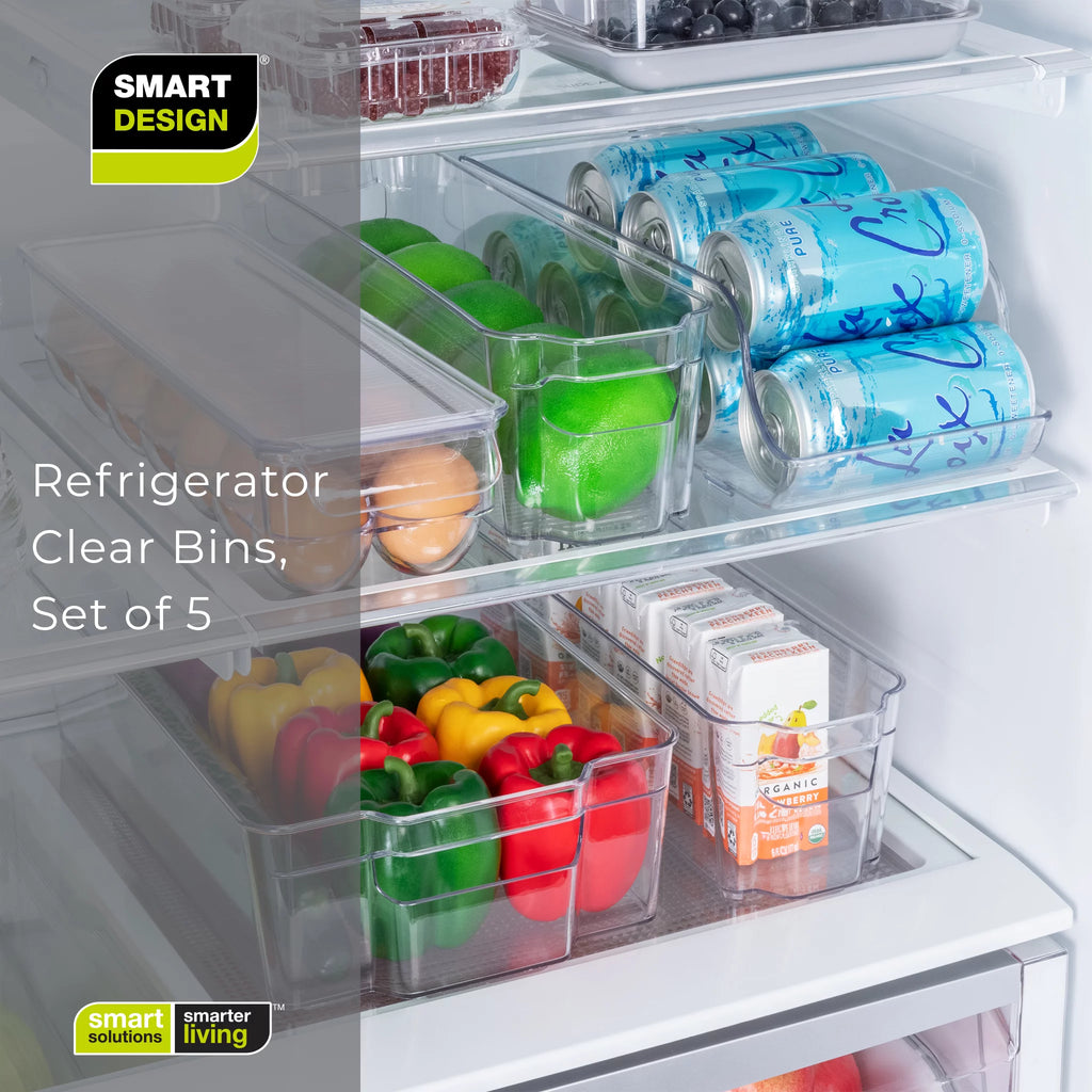 5 Piece Fridge and Freezer Storage Bins P855324