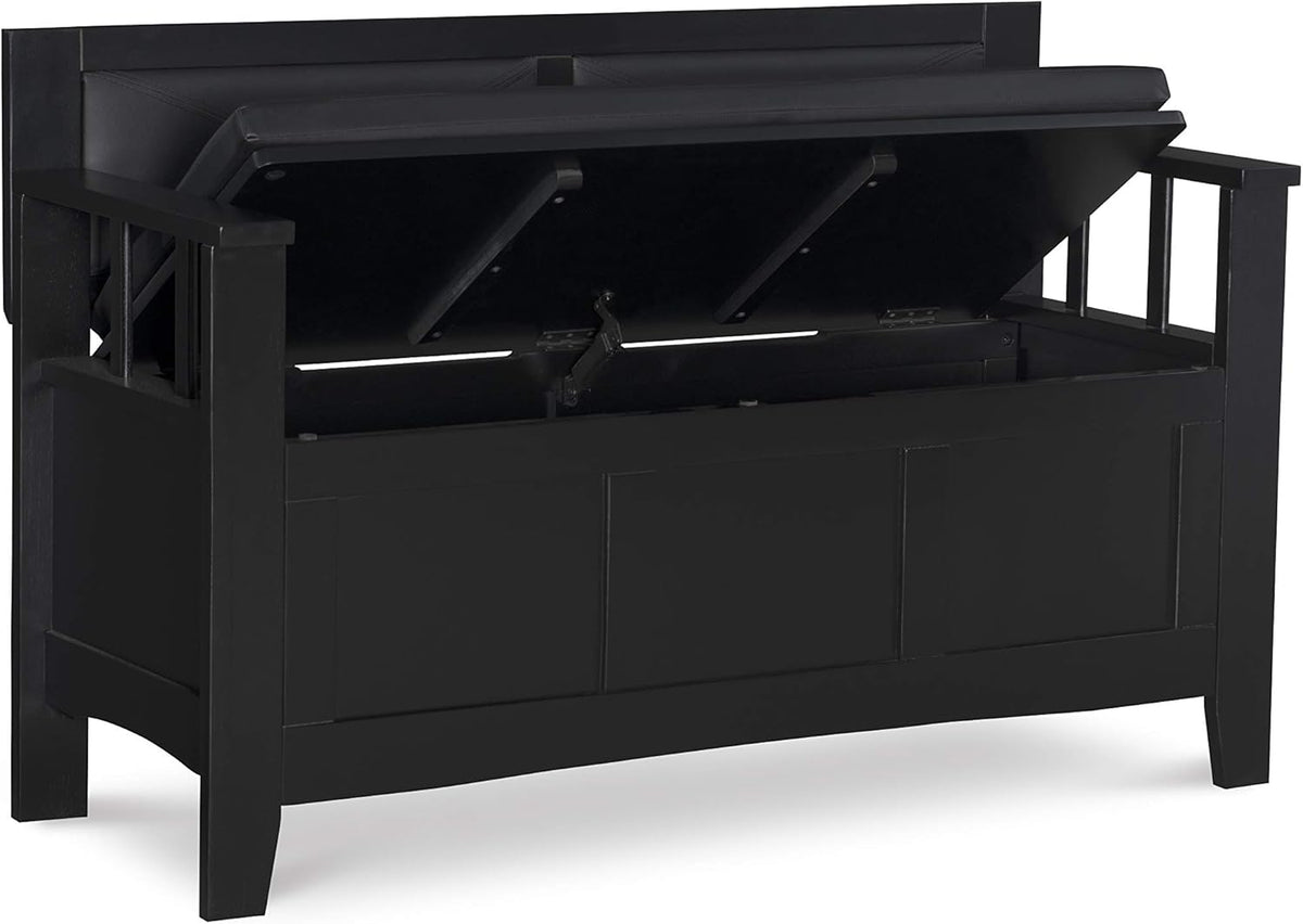 Black Padded Bench X50616