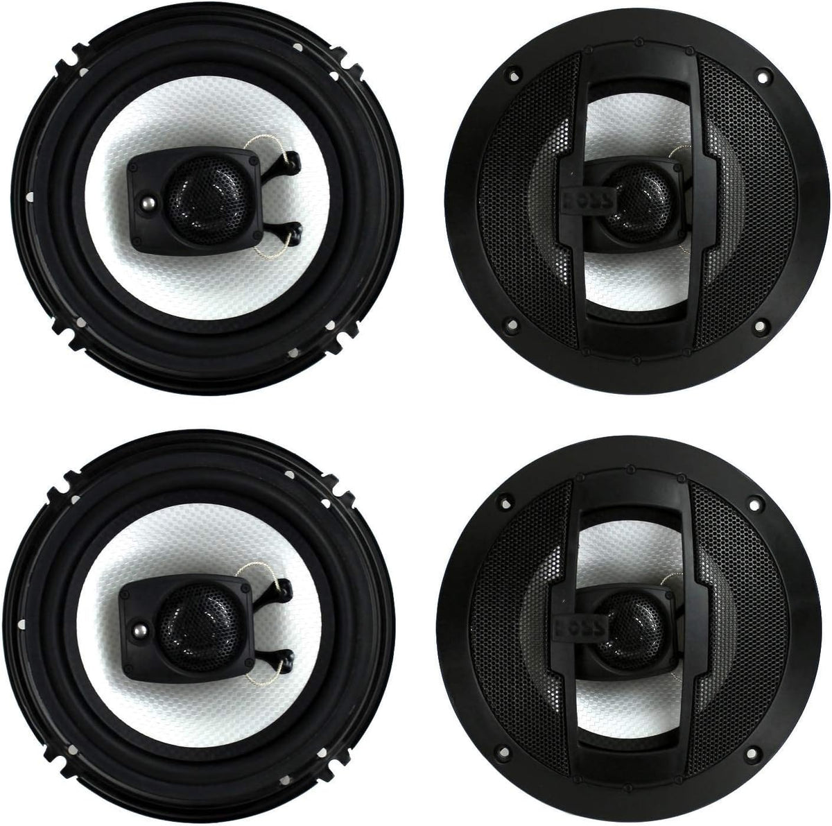 6.5 3 Way Car Audio Coaxial Speakers 4 Ohm Y700