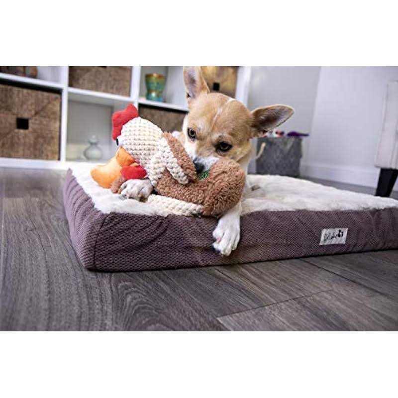 Real Bacon Flavored Tough Dog Bone Chew Toy S2434