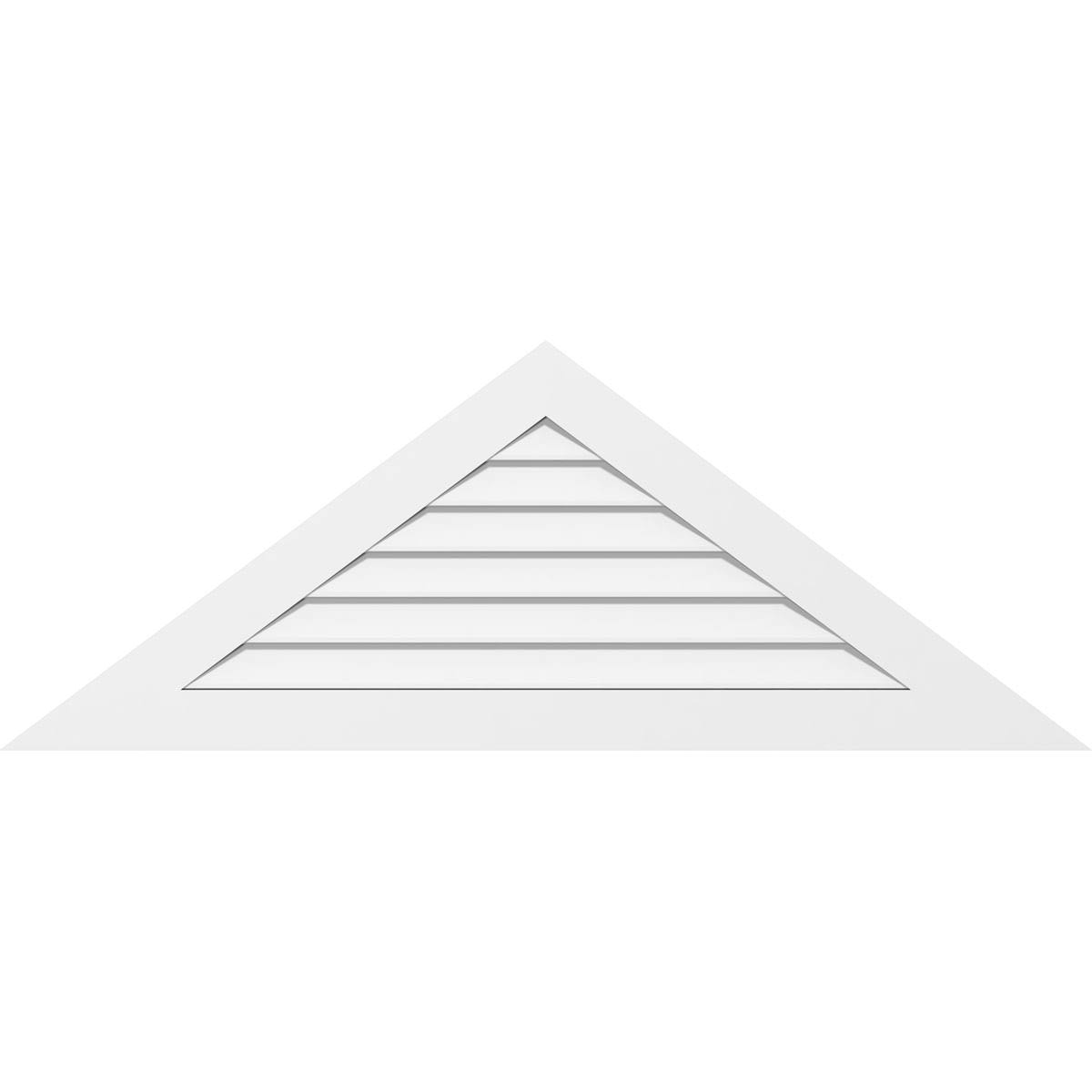 Triangle Surface Mount PVC Gable Vent T346