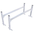 Van Roof Ladder Rack, 2 Bars Aluminum Alloy Roof Rain-Gutter Rack C710071