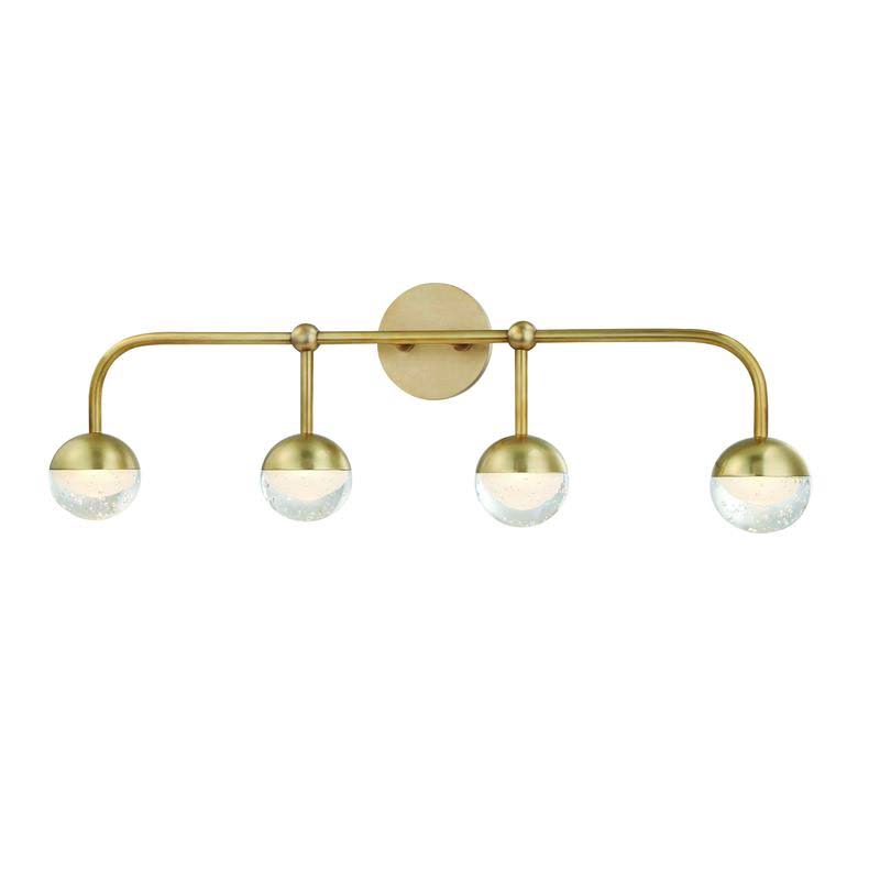 Aged Brass LED Bath Bracket N7485