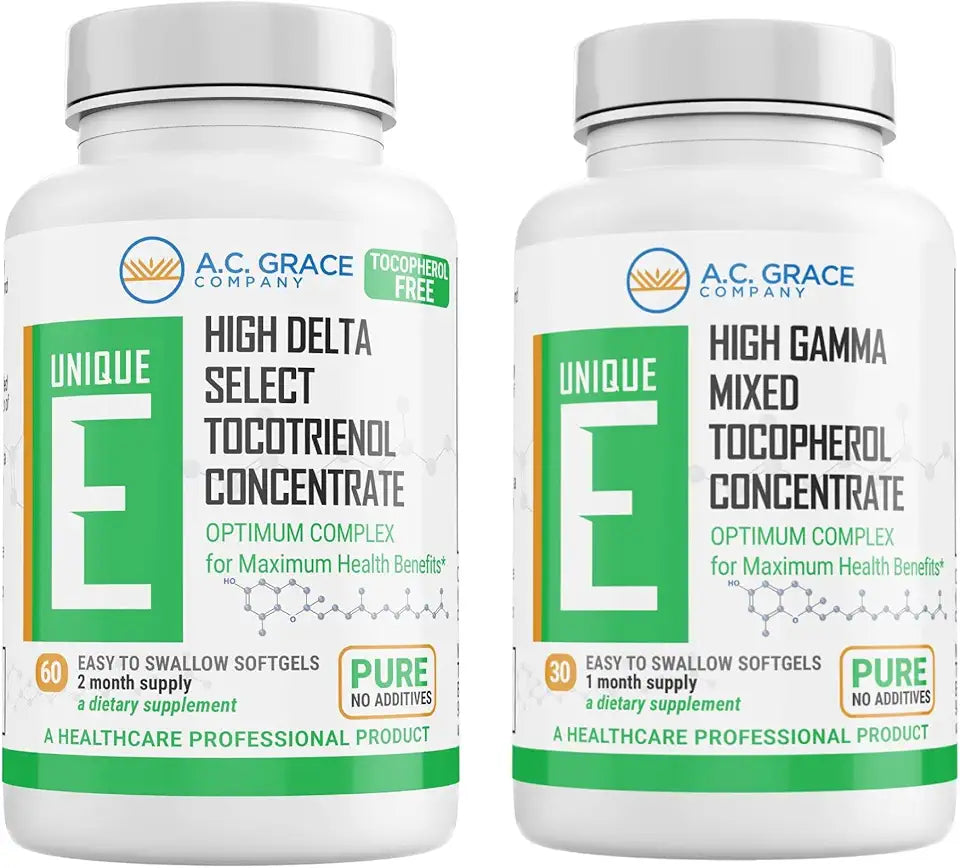 Mixed Tocopherols 30 Count and Tocotrienols 60 Count Softgels M383