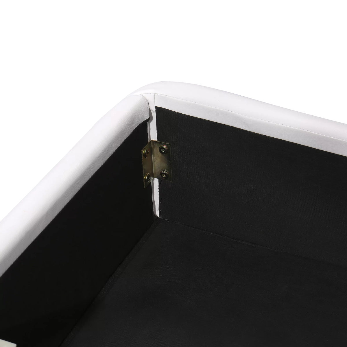 Queen Faux Leather Upholstered Platform Bed Frame with LED Lights Headboard O135662