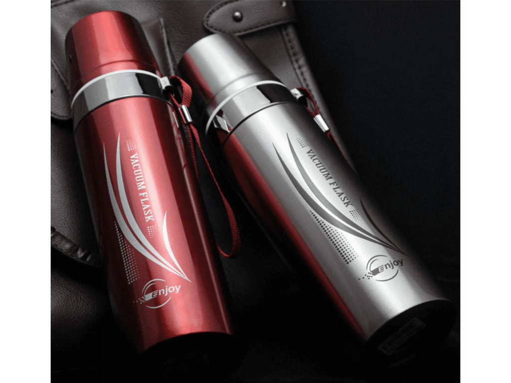 Red 750ML Stainless Steel Vacuum Flask Water Bottle G7070