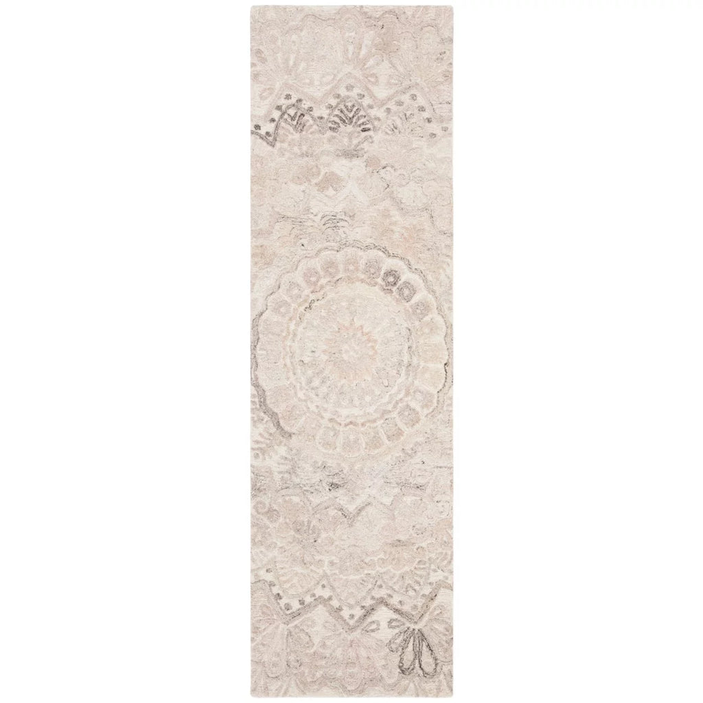 Handmade Beige Ivory Rug Y9845