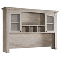 60" White Wood Executive Desk with Drawers G76069