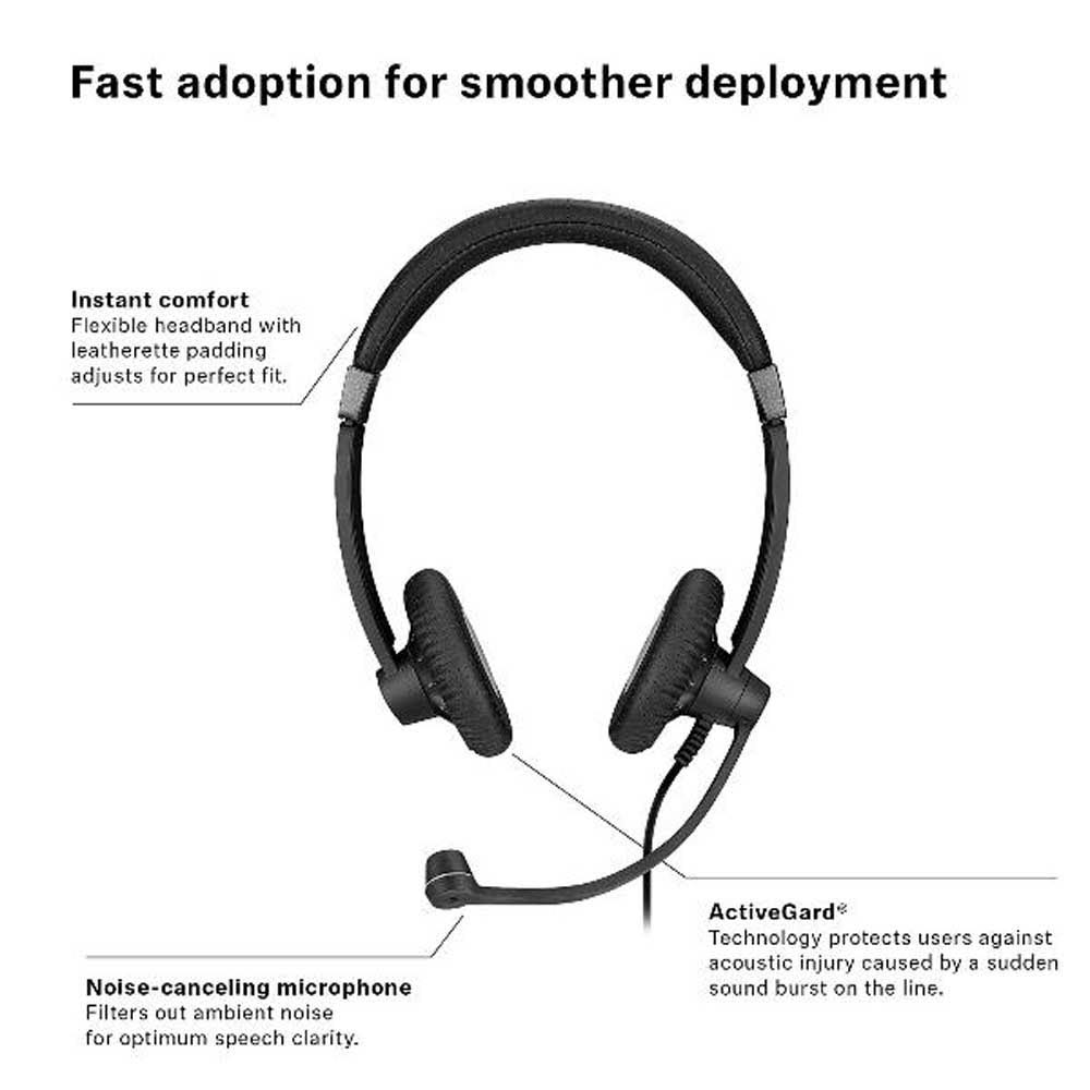 Sennheiser SC 75 USB MS Headphones One Size N81543