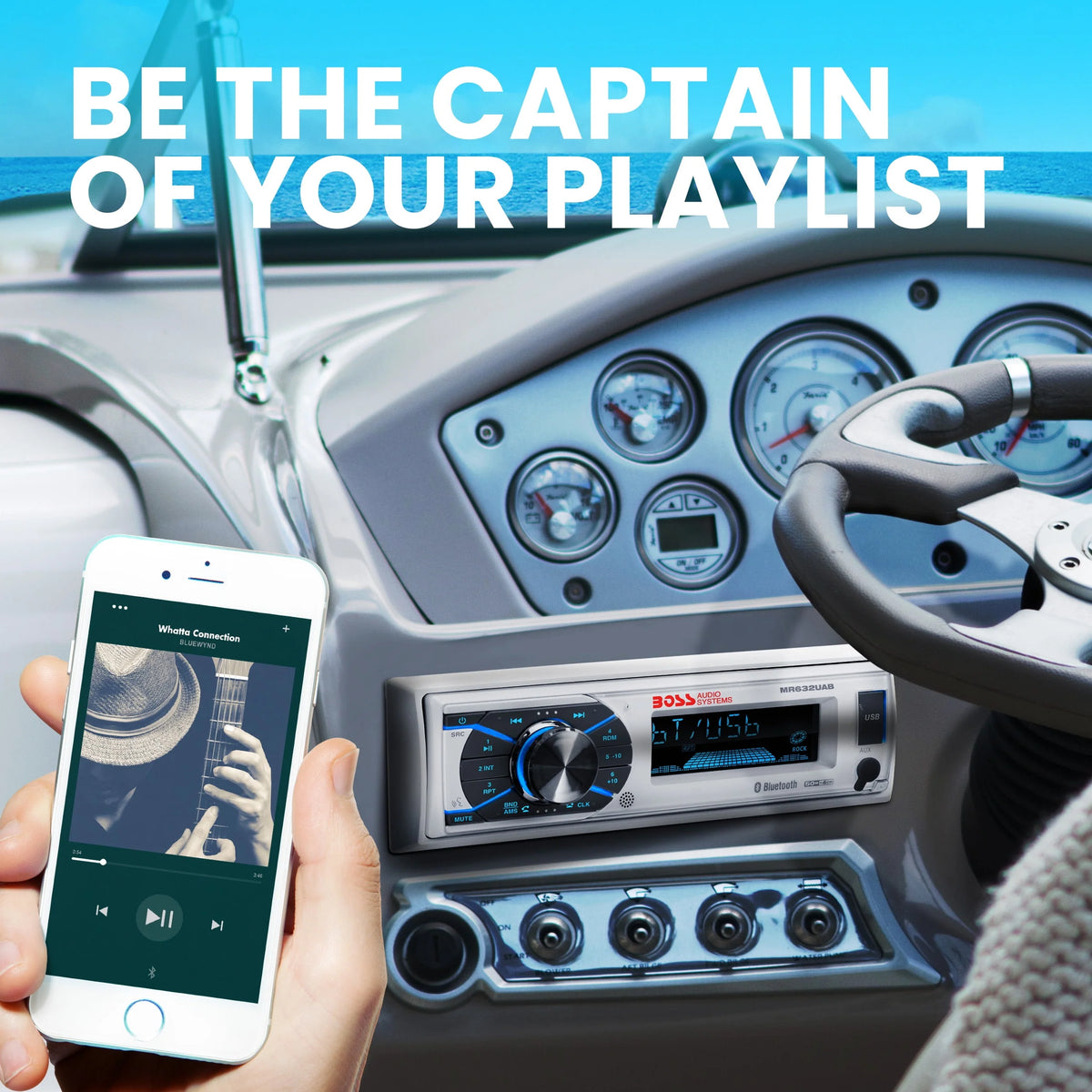 6.5 Inch Marine Speakers and AM/FM Receiver T9155