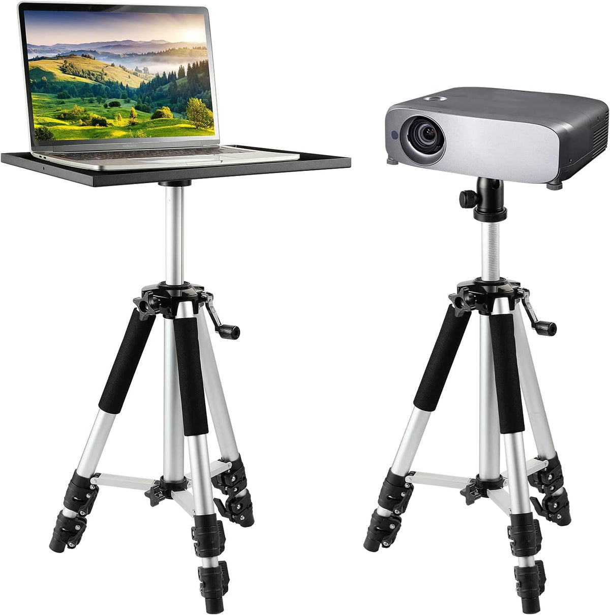 Aluminum Alloy Adjustable Height Tripod Stand with Carry Bag D7432