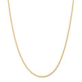 14kt Yellow Gold 1.75mm Wheat Chain 20 inch Lobster Clasp J7440