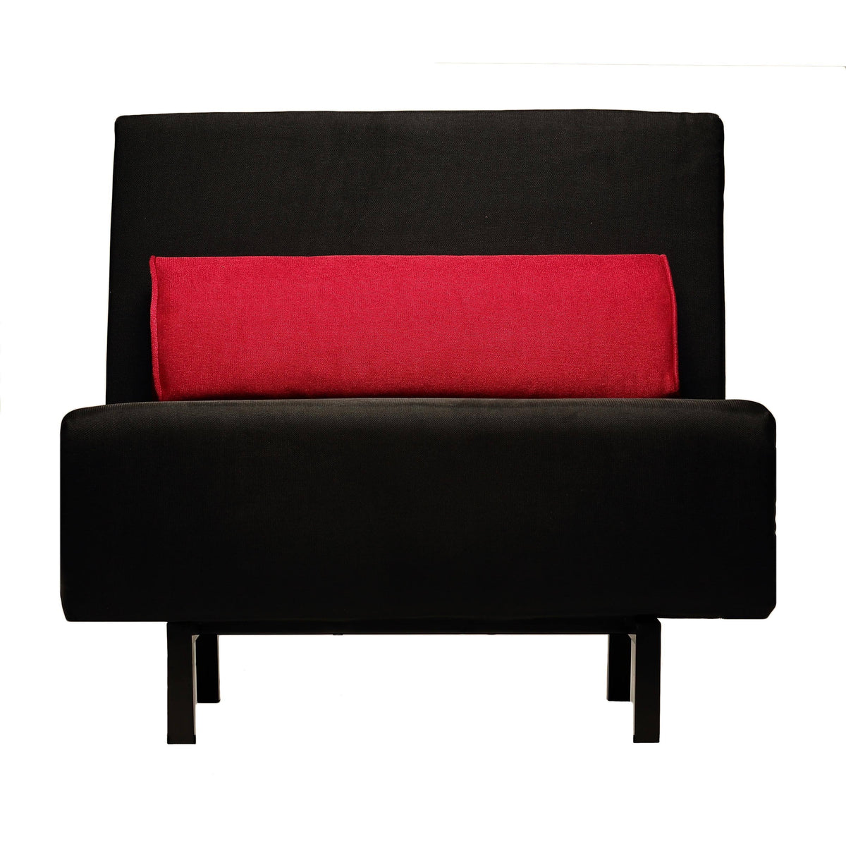 Black Convertible Accent Chair Bed Y2993