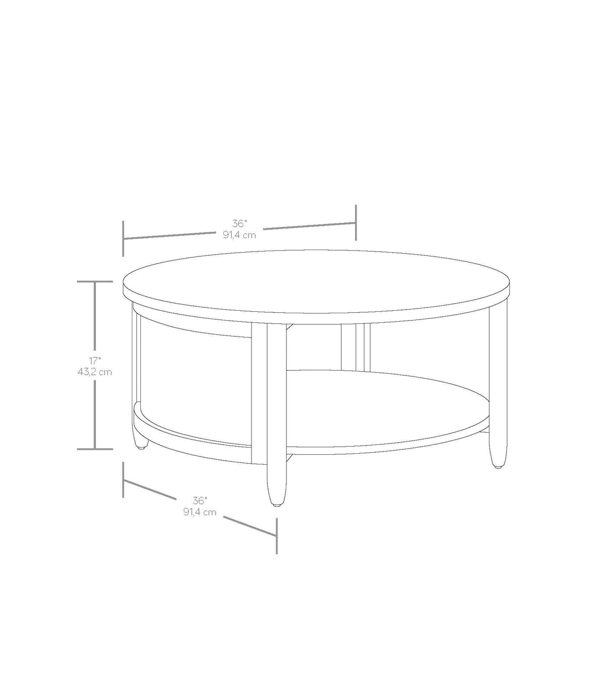 Coffee Table, Charcoal Finish Q7844