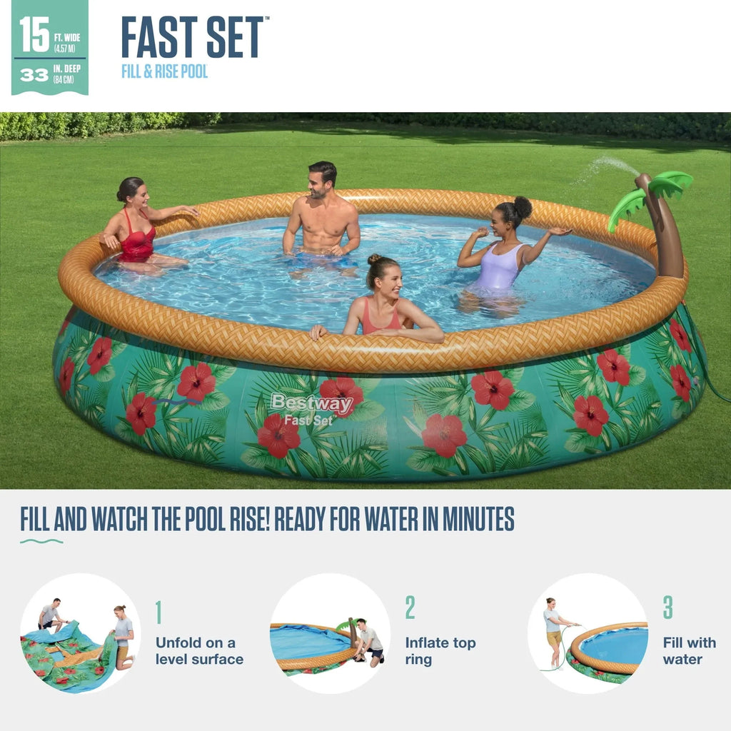 Round Inflatable Pool Set A492296