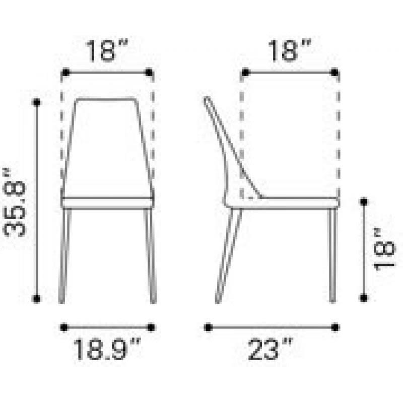 Black Dining Chair W80211