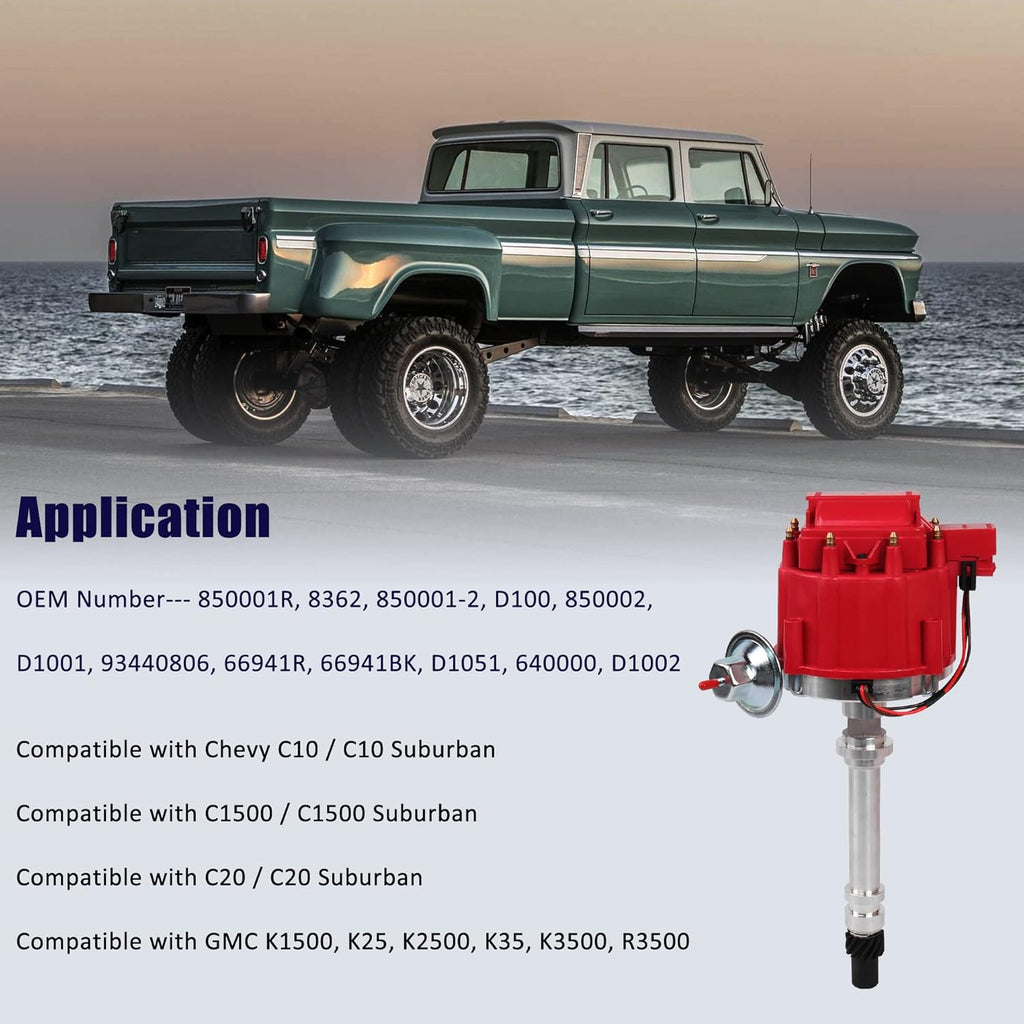 Distributor Compatible with GMC Small Block Chevy V8 Pack of 2 G6029