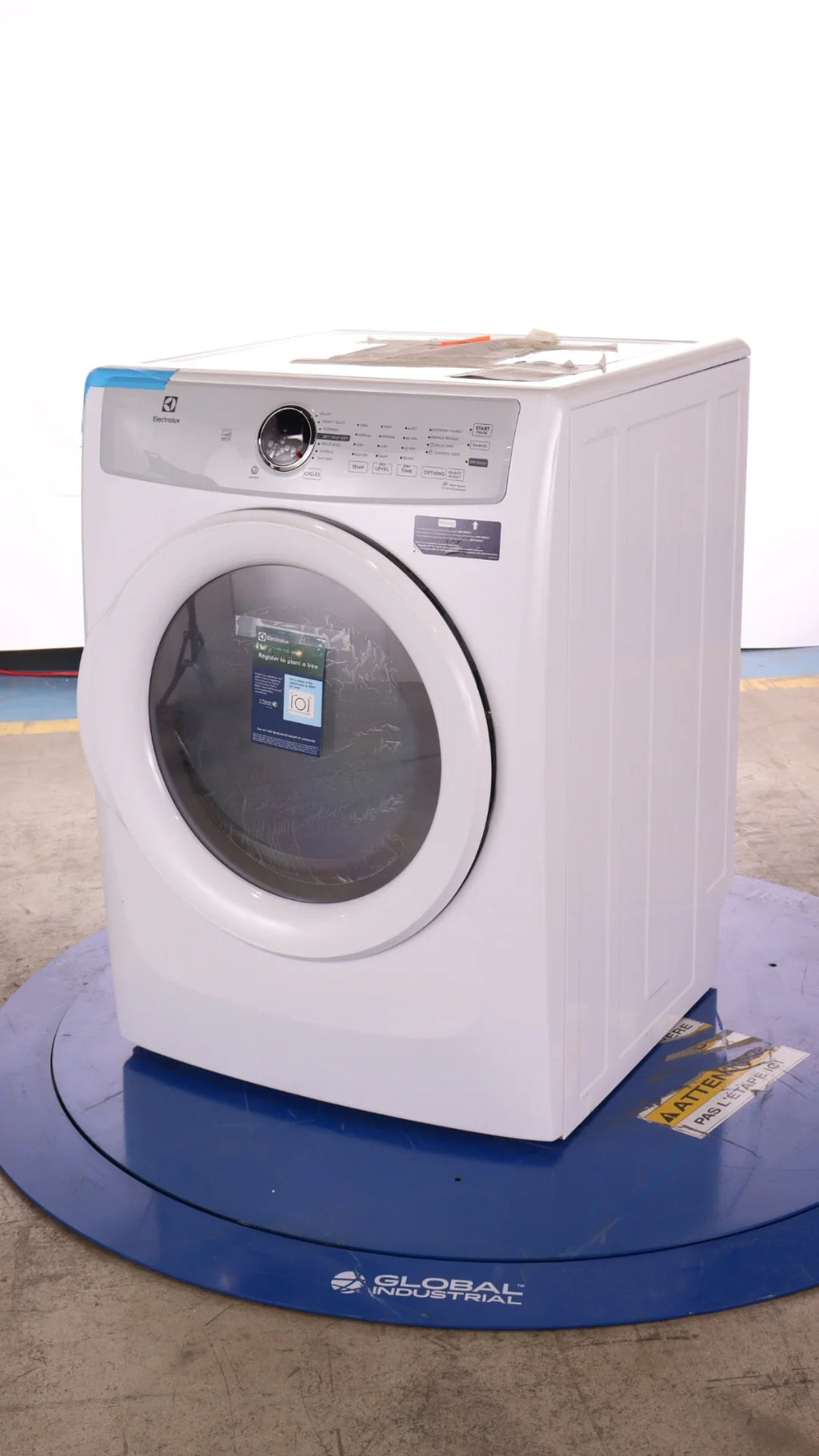 White 8.0 Cu Ft Electric Front Load Dryer Y853924