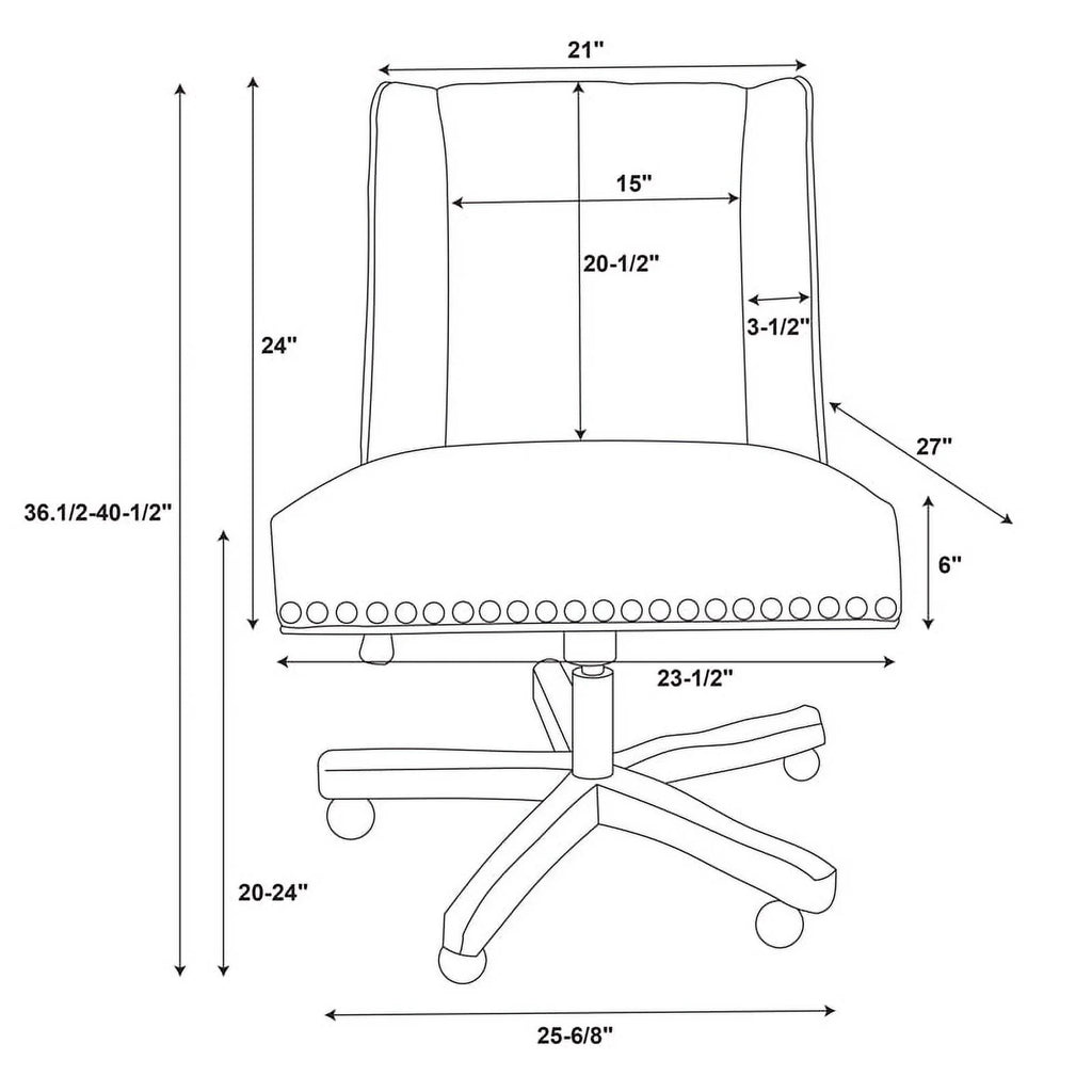 Upholstered Swivel Office Chair G6646