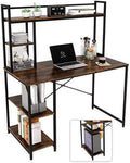 Computer Desk with Hutch and Shelves 47 Inch Adjustable S64362