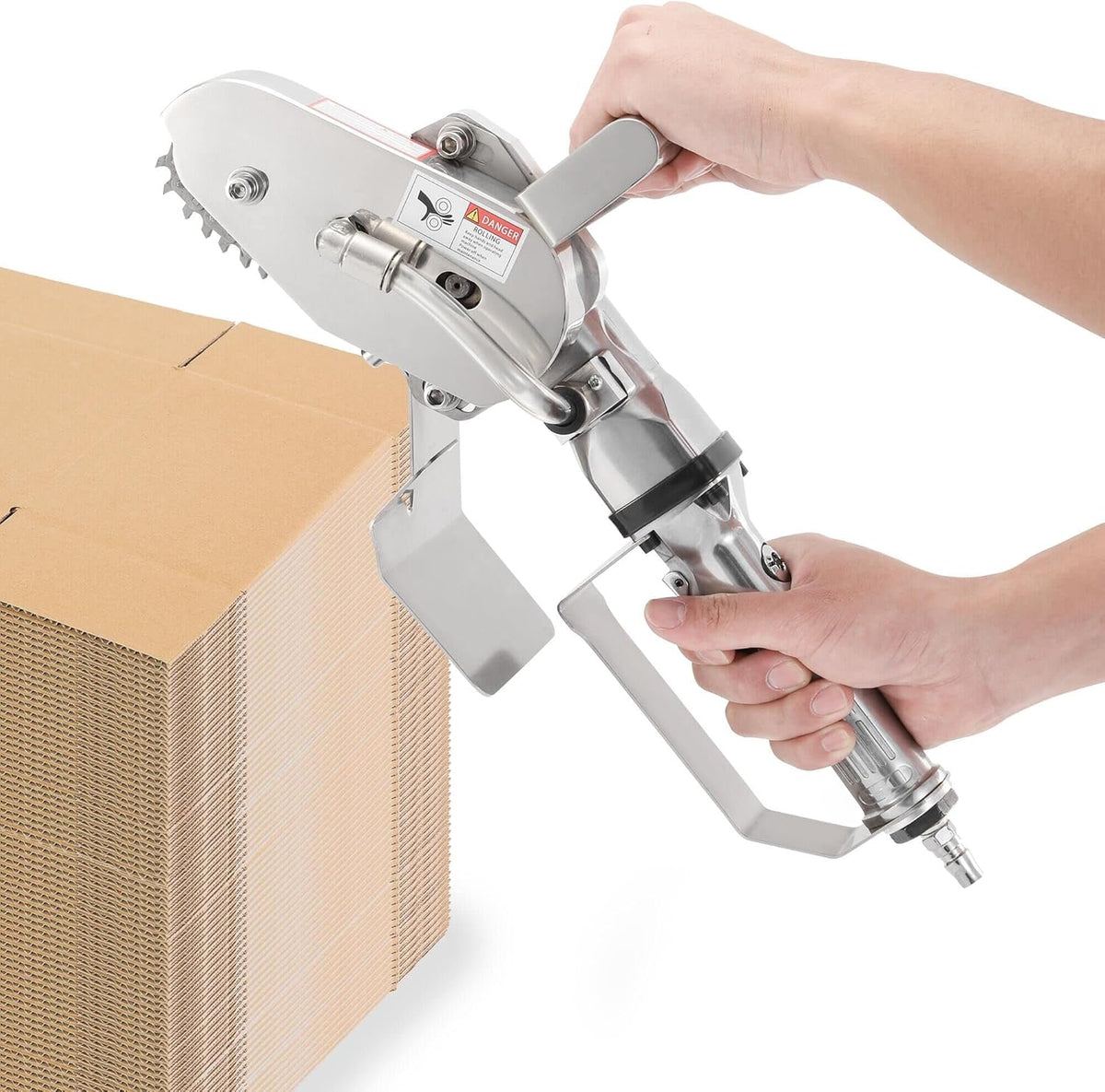 Pneumatic Cardboard Stripping Machine (double claw chain) L4160