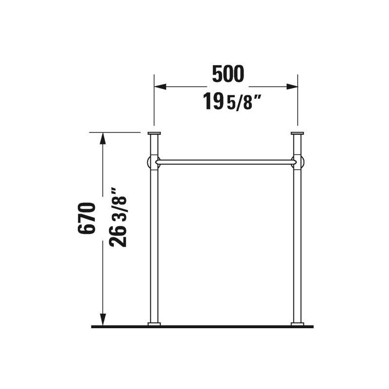 Chrome Metal Console S87703