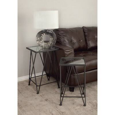 Black Tray Top Nesting Tables E230