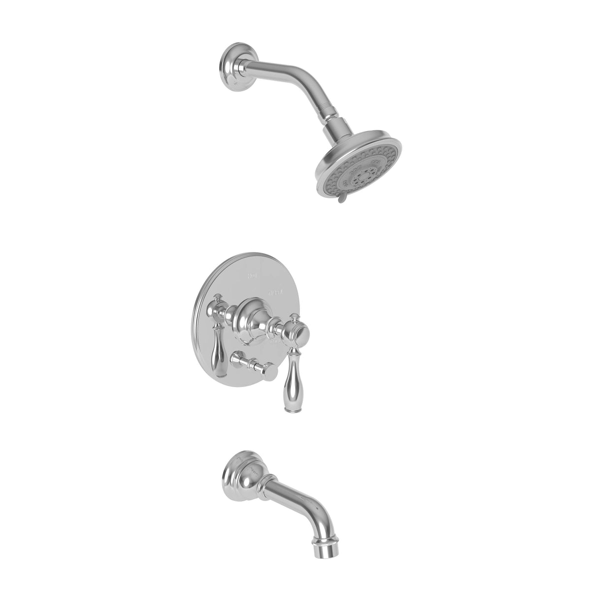 Midnight Chrome Pressure Balance Tub & Shower Trim J6891