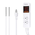 Digital Dual Probe Temperature Controller Thermostat Outlet H4915